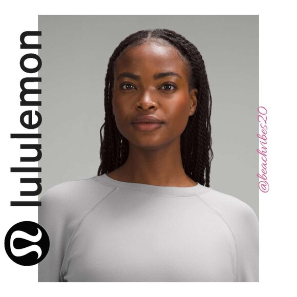 LULULEMON ATHLETICA Its Rulu Run Classic-Fit Crew *Fleece Rhino Grey 12 EUC - Picture 4 of 6